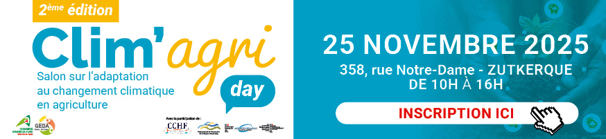 Clim’agri Day, le 25 novembre à À Zutkerque, une édition résolument tournée vers le sol et le terrain. 