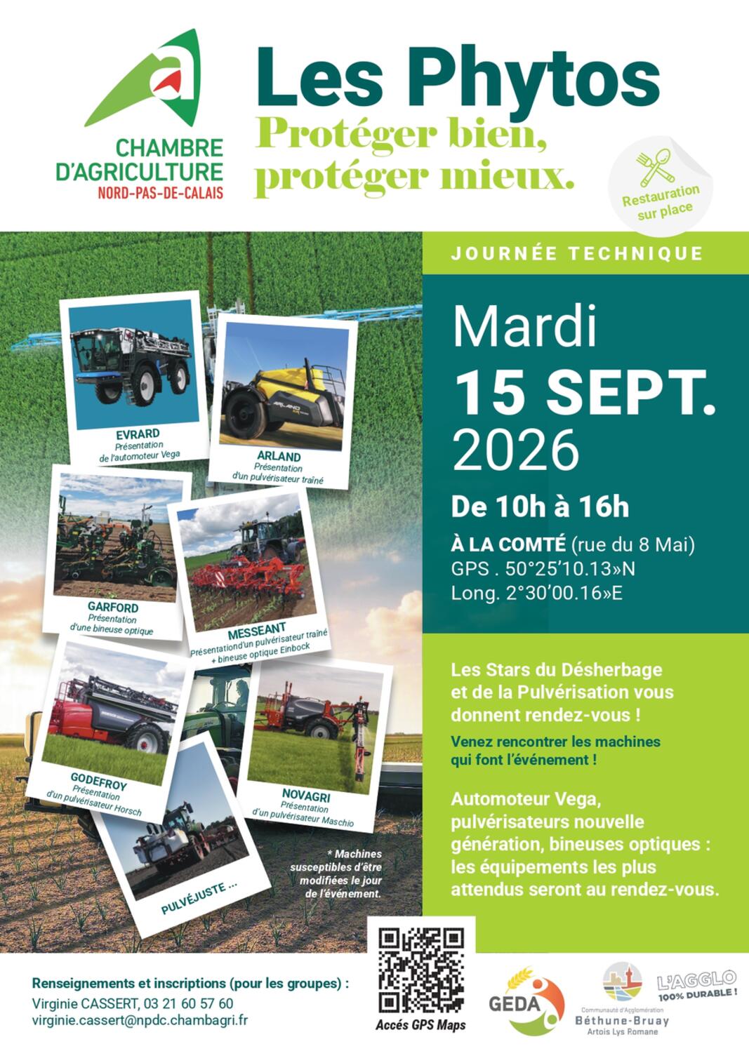 INVITATION PRESSE  / Moins de phytos, plus de solutions : le 15 septembre à la Comté
