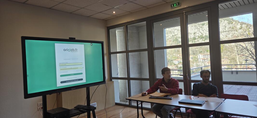  INSERTION PROFESSIONNELLE | Lancement et présentation de la plateforme Ariejob. 
