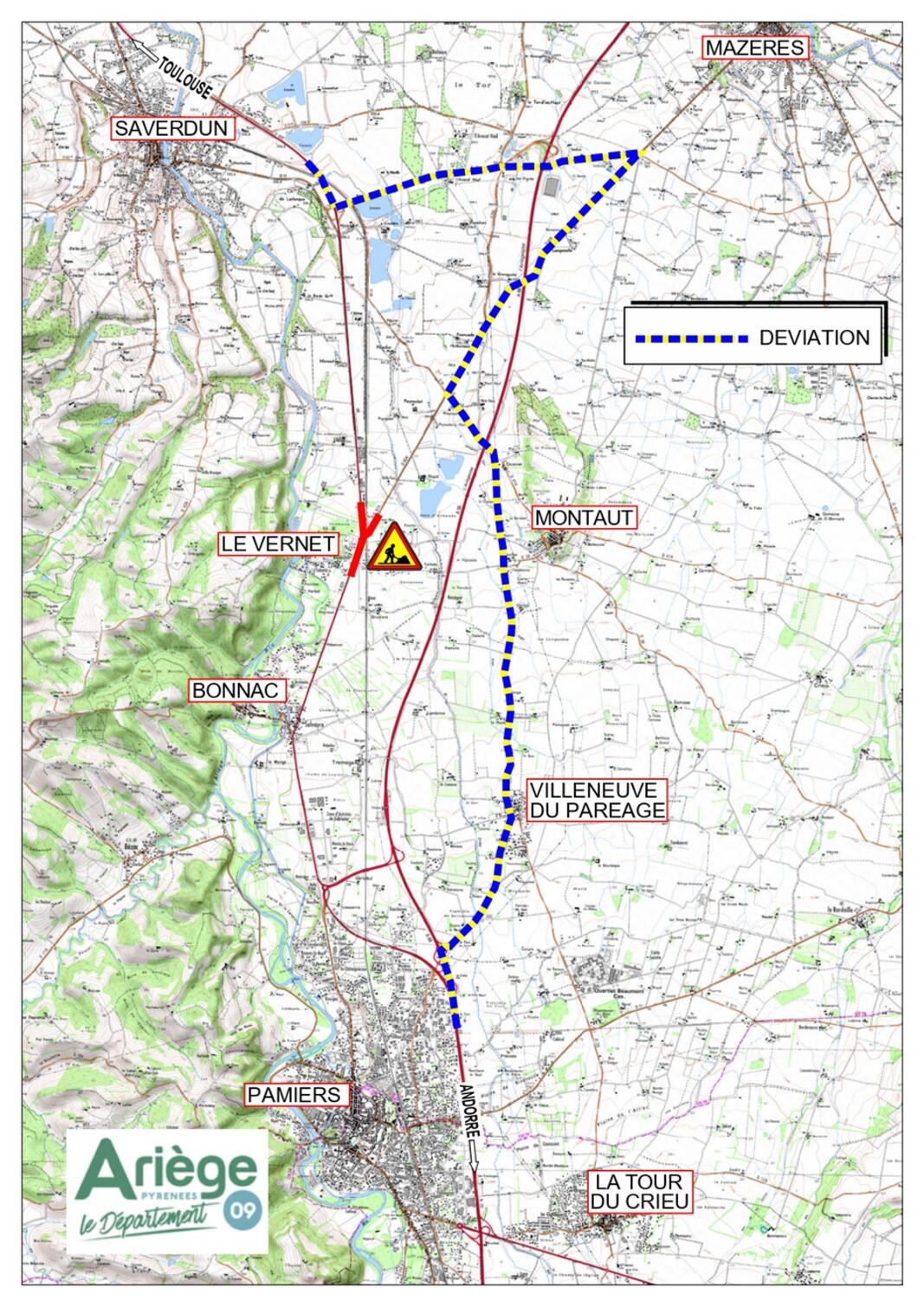 ROUTES DÉPARTEMENTALES | Réfection de la couche de roulement de la RD820 et de la RD624 au Vernet