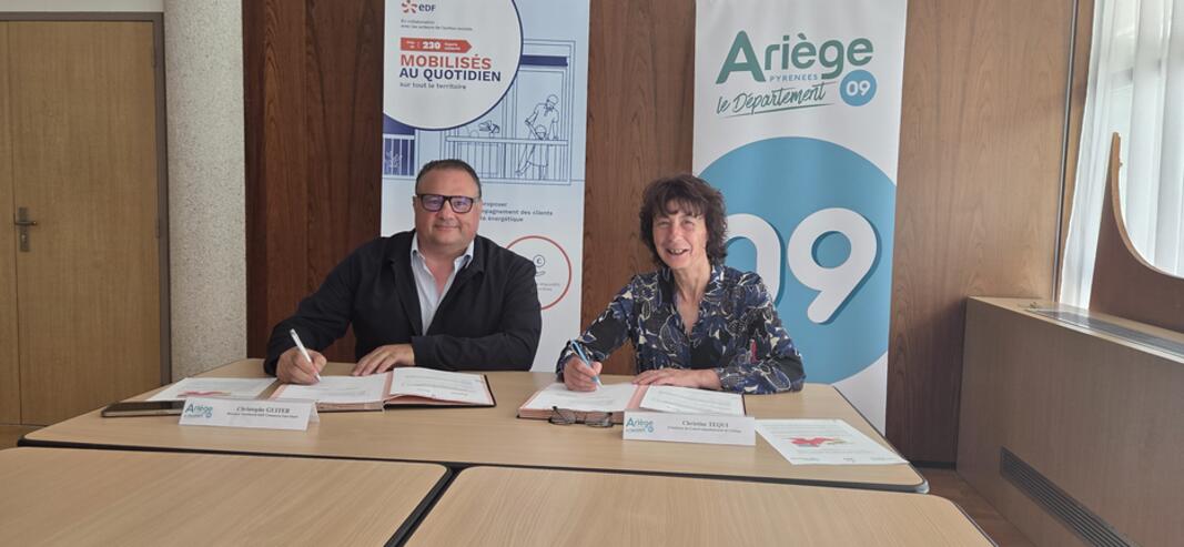 SOLIDARITÉ ÉNERGÉTIQUE | Le Département et EDF ont renouvelé leurs engagements ! 