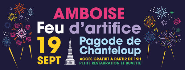 Amboise - Feu d'artifice
