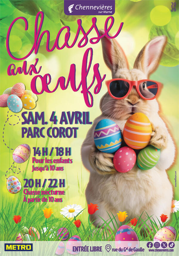 Chasse aux oeufs à Chennevièes-sur-Marne