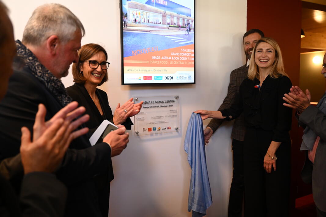 Cinéma : Julie Gayet inaugure le Grand Central