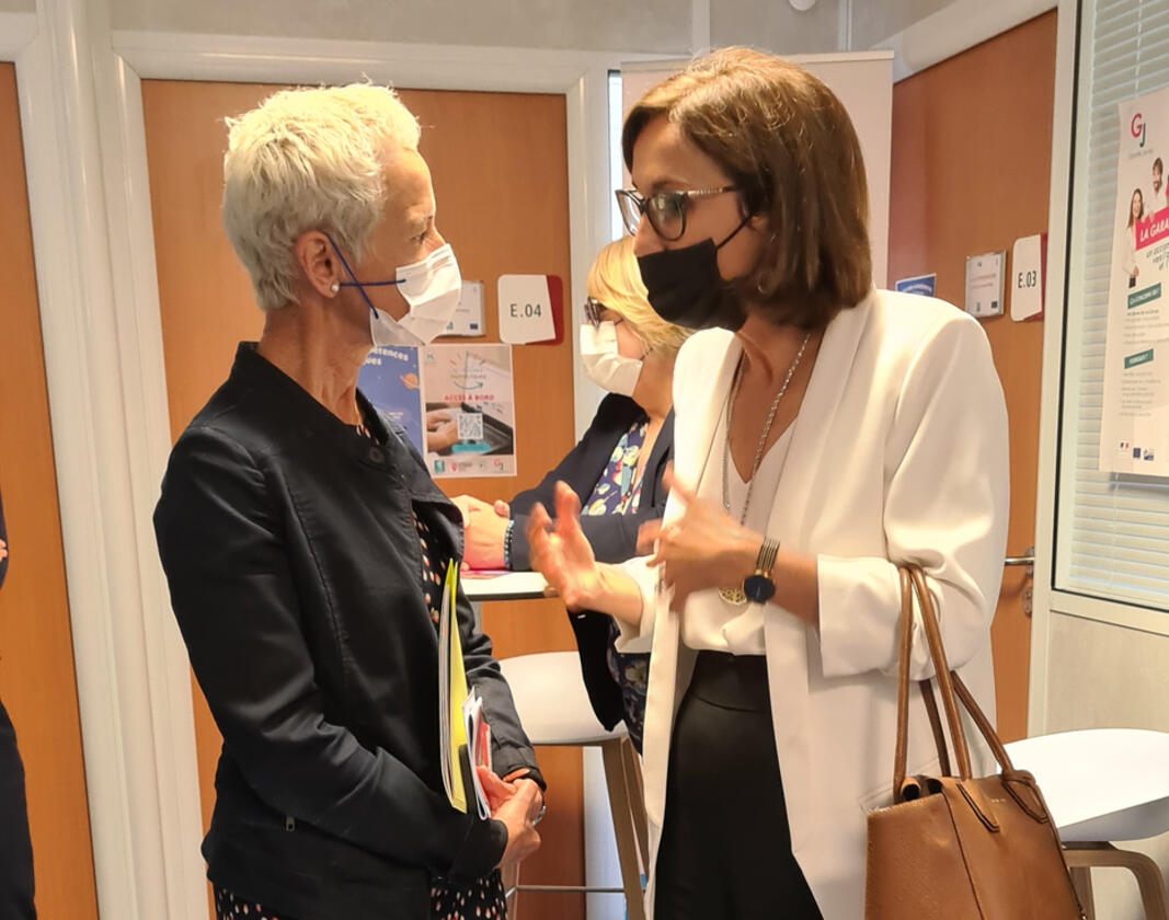 Visite de Mme la Ministre Brigitte Klinkert Visite de Mme la Ministre Brigitte Klinkert