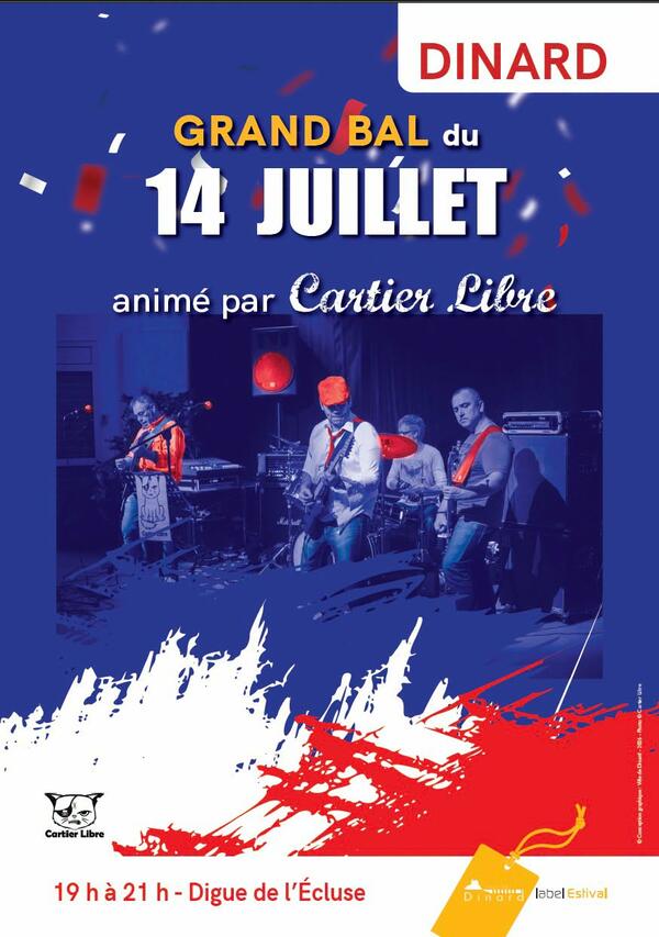 Changement d'horaires pour le grand bal public du 14 juillet