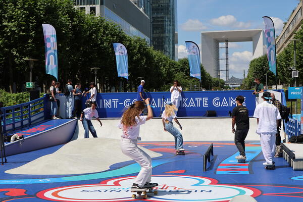 Le 1er skatepark en impression 3D au monde inauguré à Puteaux - La Défense