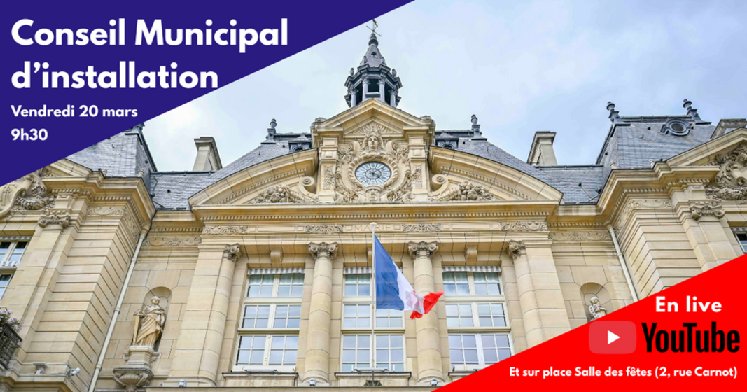 Conseil municipal d'installation de la nouvelle équipe 