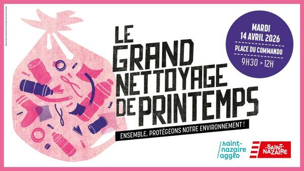 Un grand nettoyage de printemps proposé le mardi 14 avril