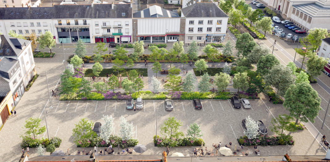 Ville-jardin au bord de l'océan : poursuite des travaux en centre-ville en 2024