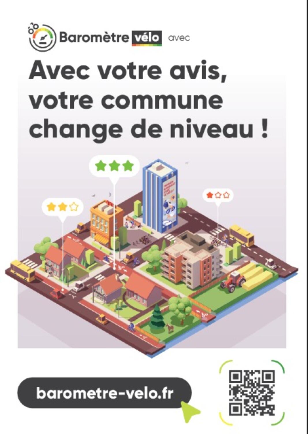 BAROMETRE VÉLO : DERNIÈRE LIGNE DROITE POUR DONNEZ VOTRE AVIS BAROMETRE VÉLO : DERNIÈRE LIGNE DROITE POUR DONNEZ VOTRE AVIS