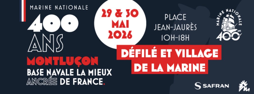 Célébrations des 400 ans de la Marine Nationale à Montluçon
