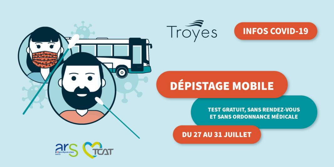 La Ville de Troyes et l'ARS lancent une campagne de dépistage mobile La Ville de Troyes et l'ARS lancent une campagne de dépistage mobile